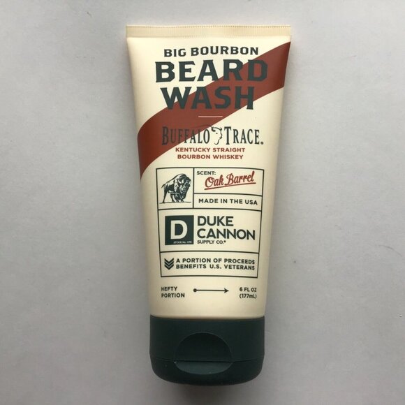 Duke Cannon Big Bourbon Beard Wash Men's Grooming Beard Moustache Buffalo Trace - Picture 1 of 6